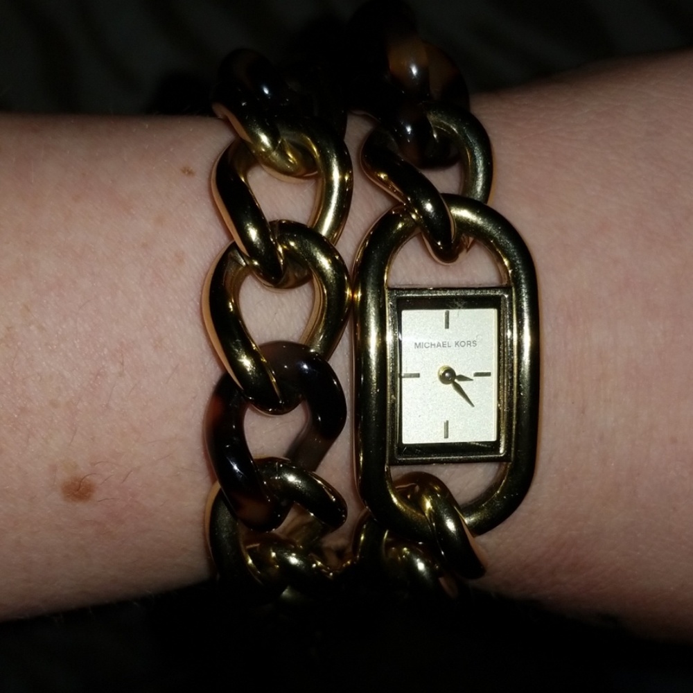 Michael Kors wrap-around watch